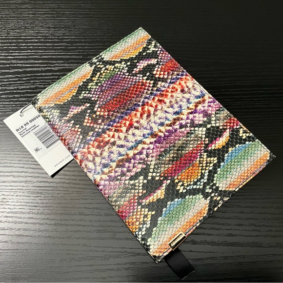 Brahmin Journal EMBER VERACRUZ MULTICOLOR SNAKE PRINTRare HTF …NWT
